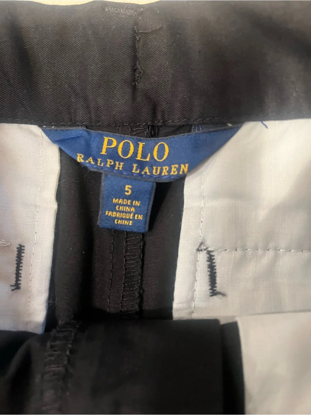 Polo by Ralph Lauren Boys Black Chino Pants